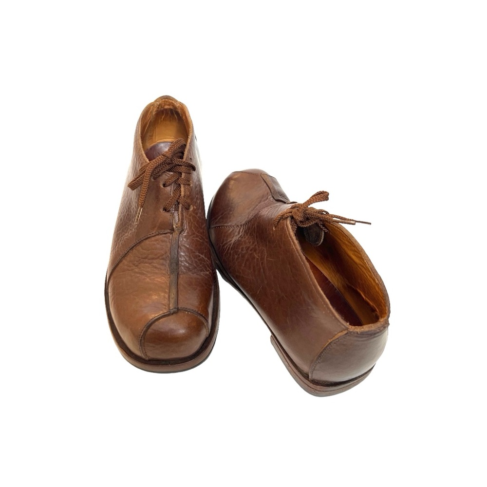 CYDWOQ Curve Cognac Brown Leather Lace-up Shoes Sz 7.5 (41) - Picture 12 of 12